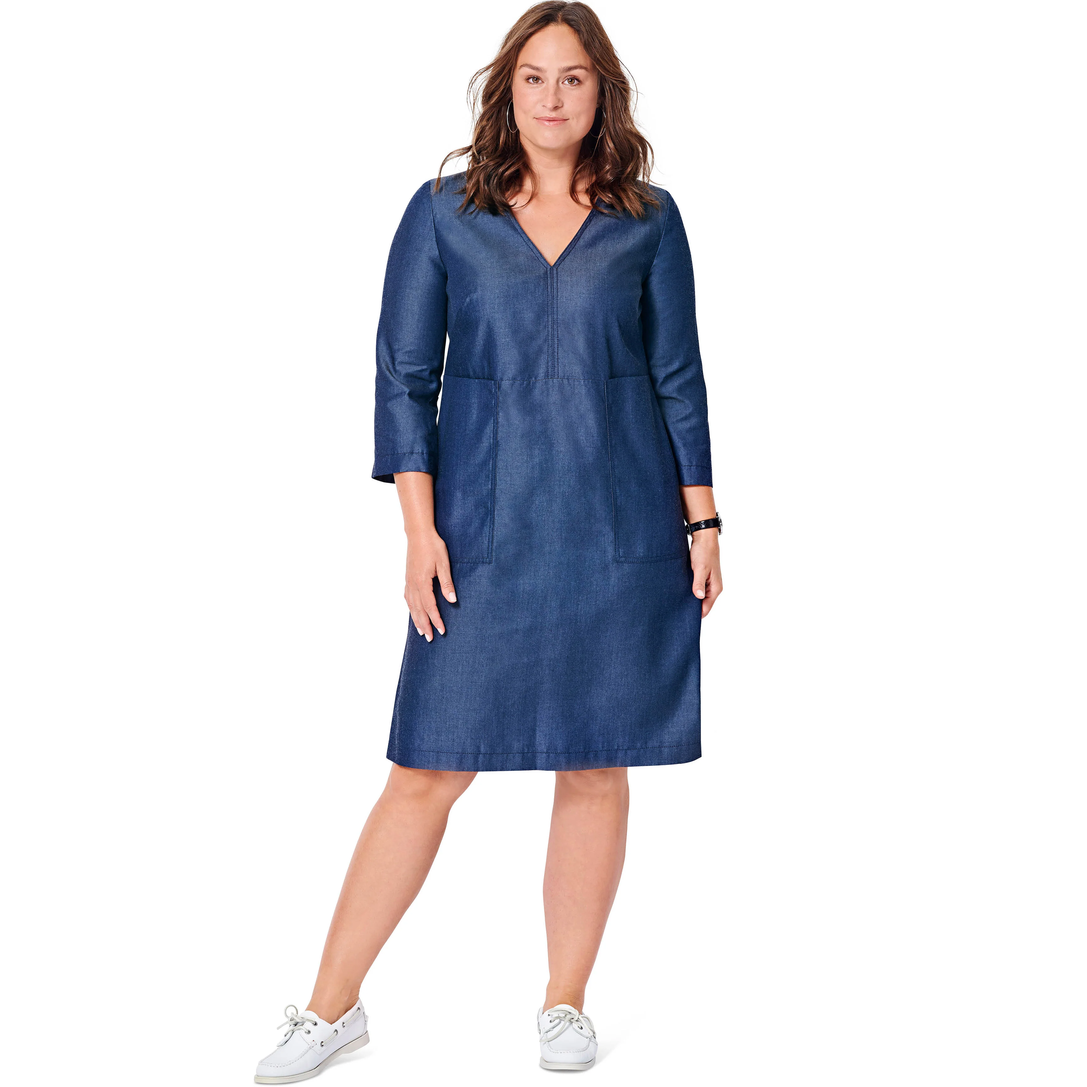 Burda Pattern 6036 Plus Size Dress - Image 5