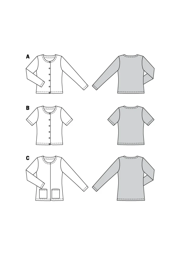 Burda X06053 Misses Jacket - Image 6
