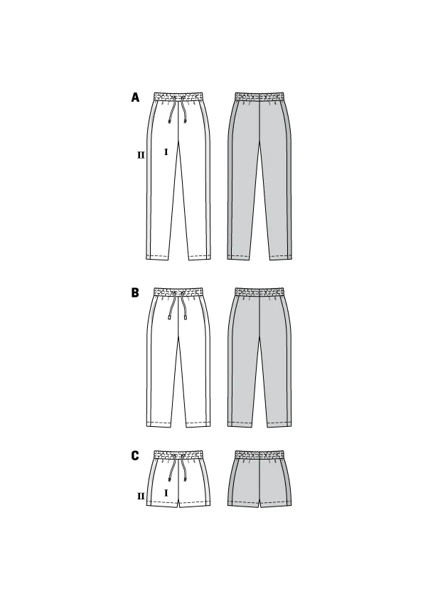Burda X06054 Misses Skirt/Pants - Image 5