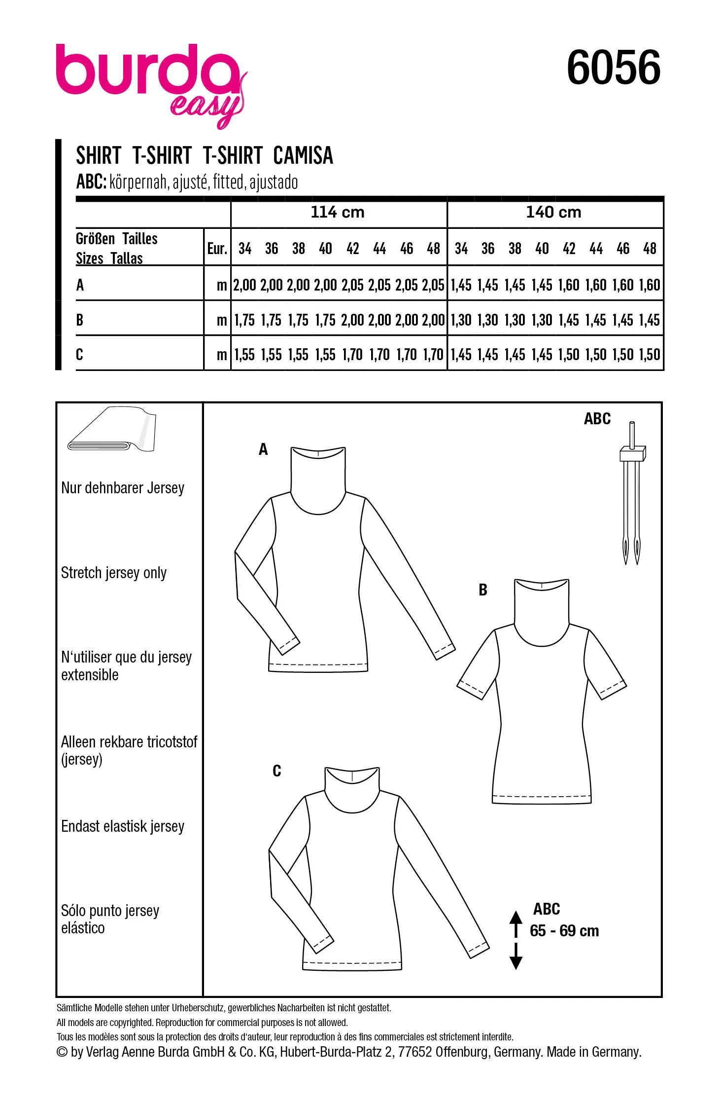 Burda X06056 Misses Top / Vest - Image 5