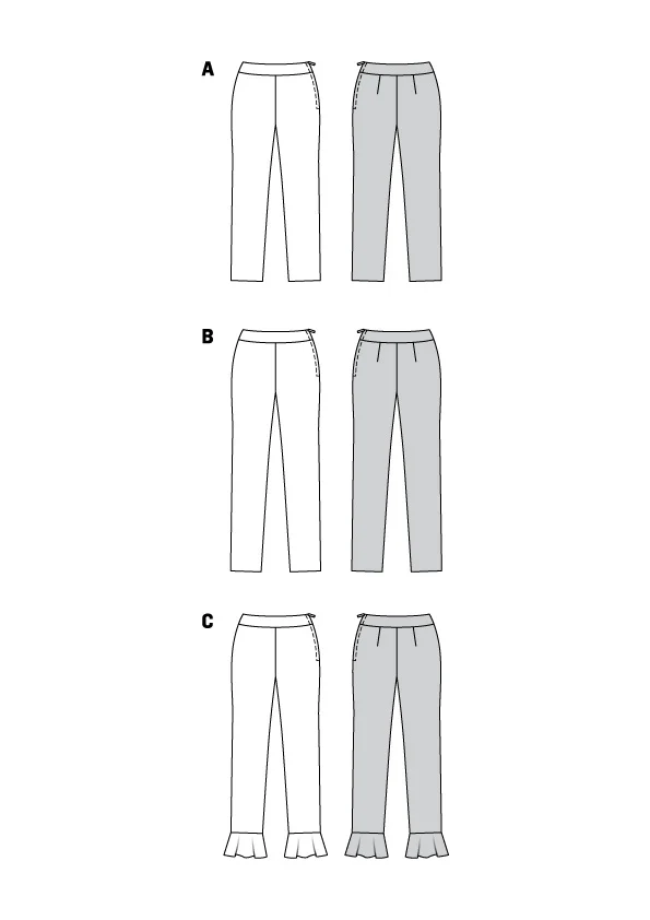 Burda X06072 Misses Skirt/Pants - Image 6