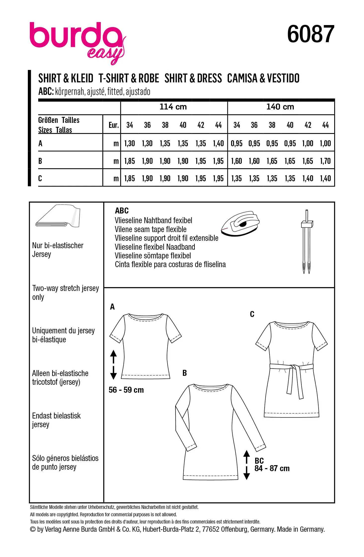Burda X06087 Misses Dress - Image 2