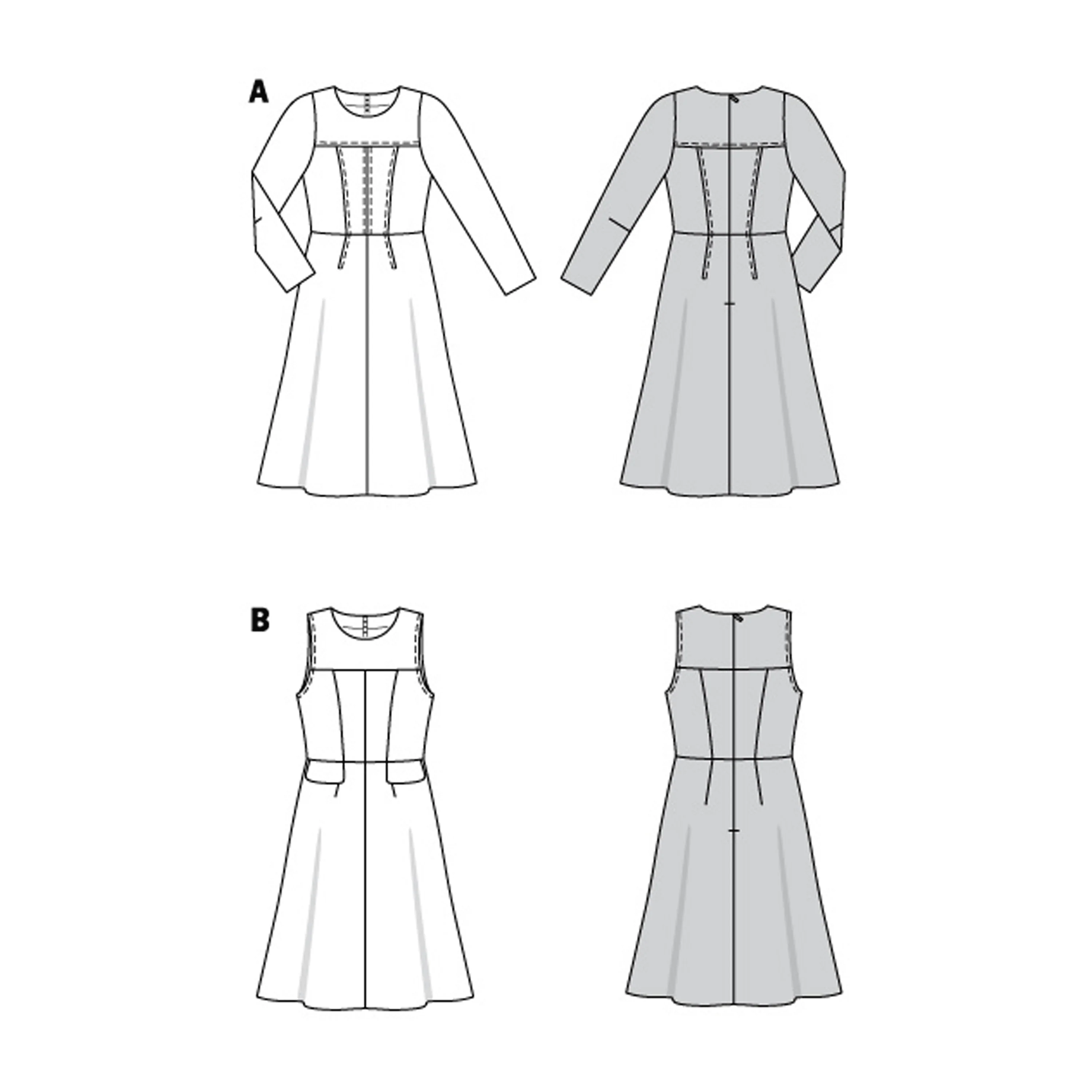 Burda Pattern 6099 Misses' Dress - Image 2