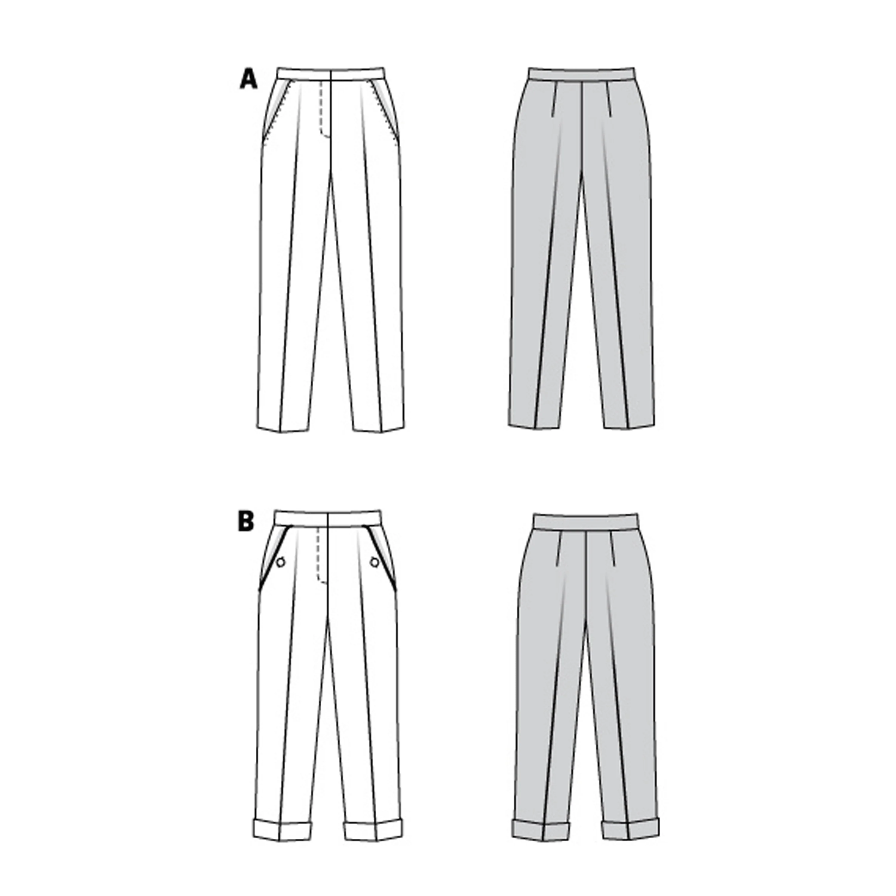 Burda Pattern 6101 Misses' Trousers and Pants - Image 2