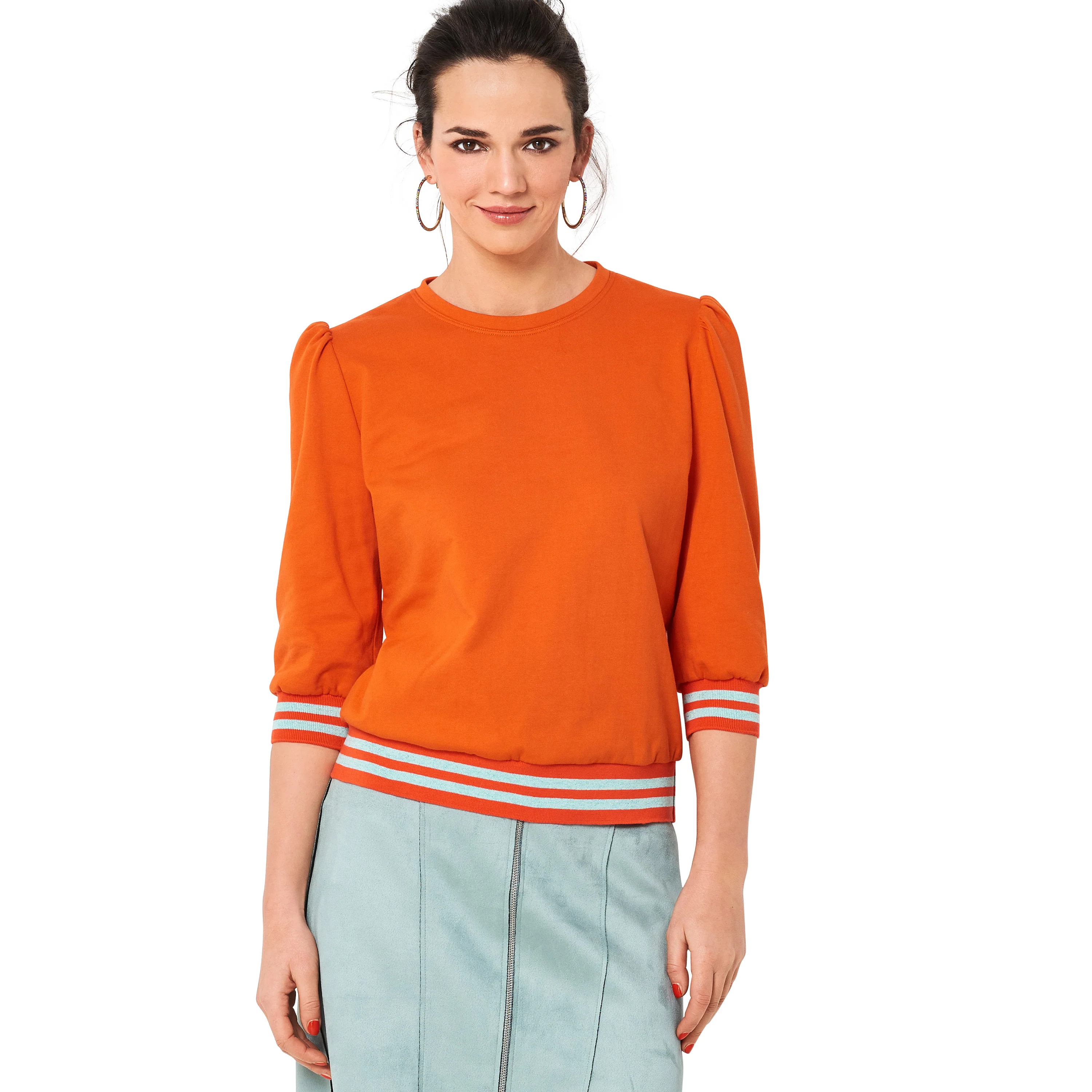 Burda Pattern 6109 Misses' Sweatshirt - Image 3