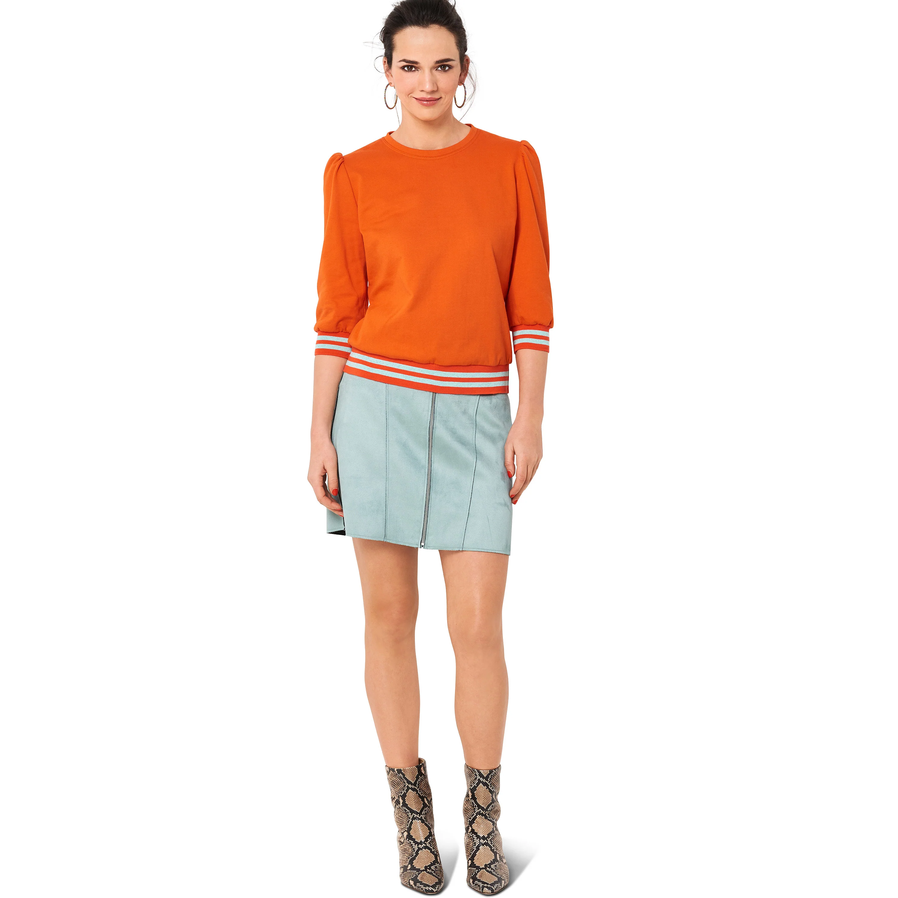 Burda Pattern 6109 Misses' Sweatshirt - Image 6