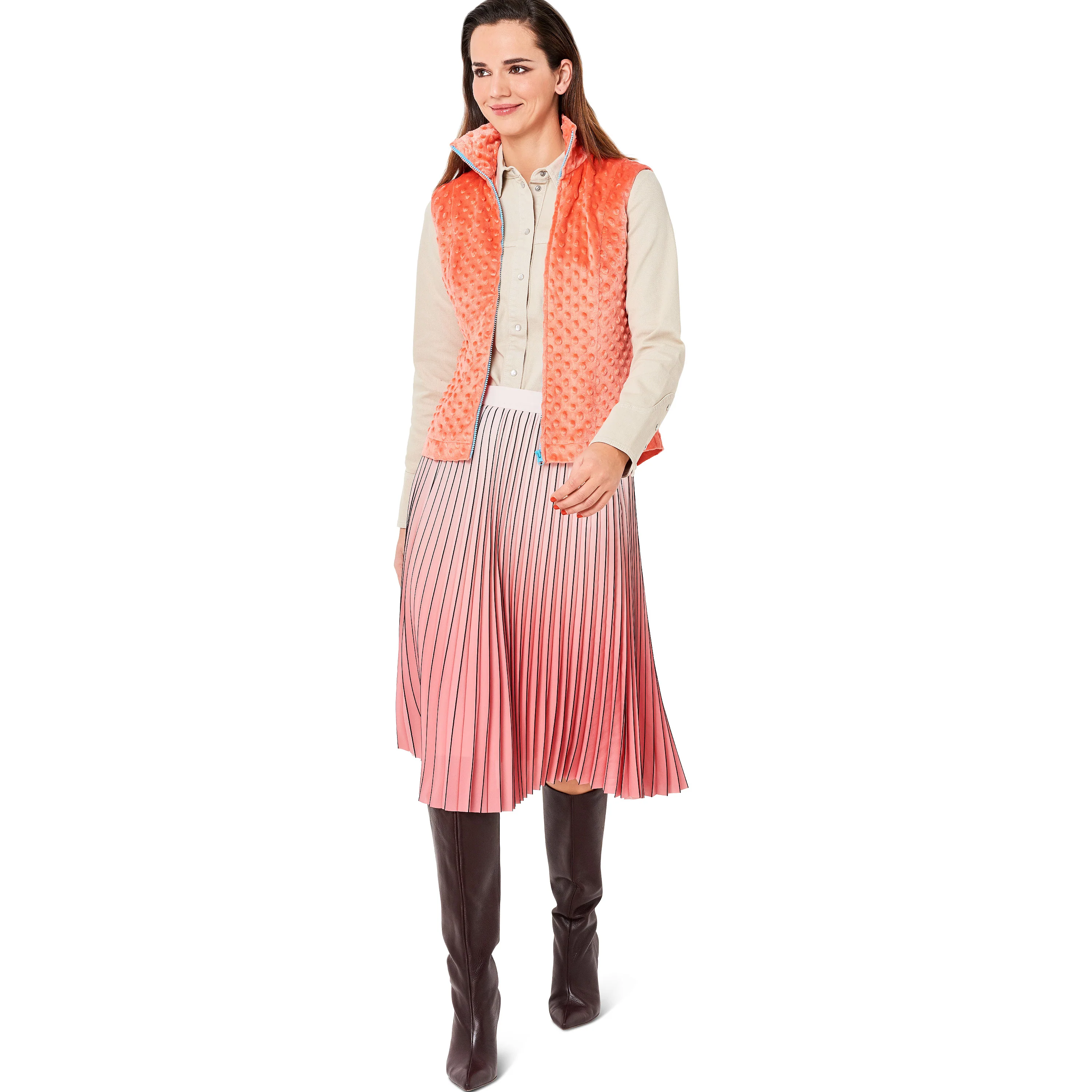 Burda Pattern 6114 Misses' Waistcoat, Vest, Jacket - Image 7