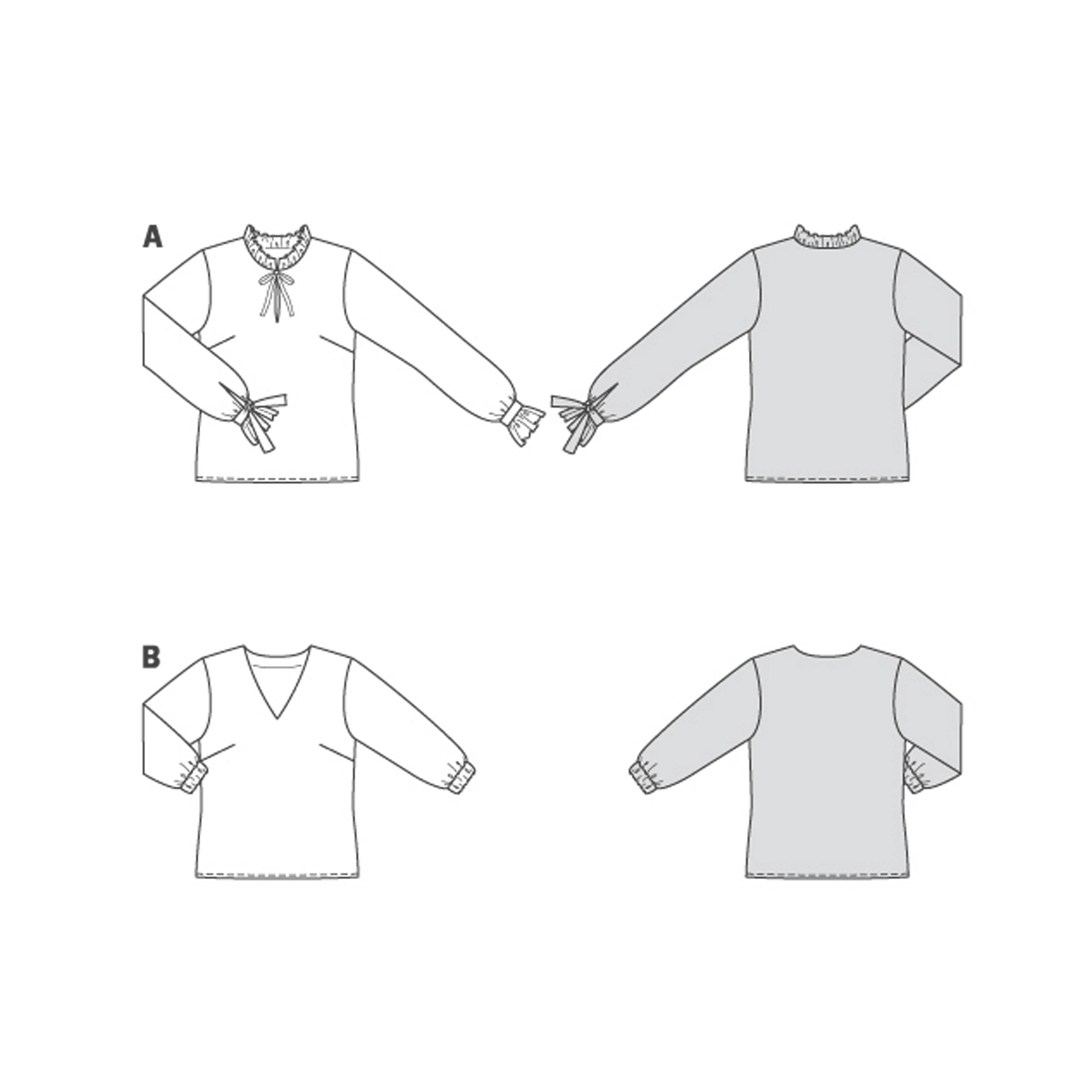 Burda Pattern 6146 Misses' Blouse - Image 2