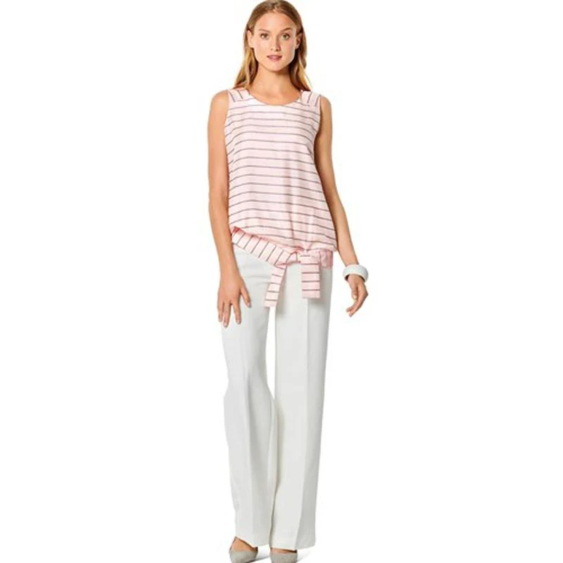 Burda Pattern X06201 Misses' Tops w/ Hem Variations (34-44) - Image 2