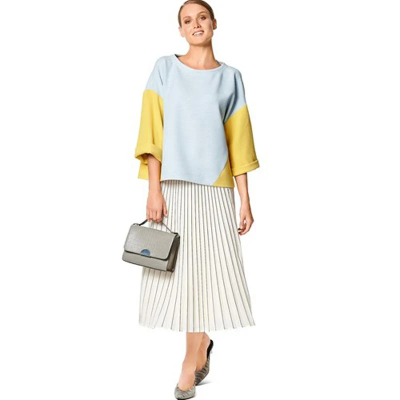 Burda Pattern X06203 Misses' Sweatshirts (34-44) - Image 2