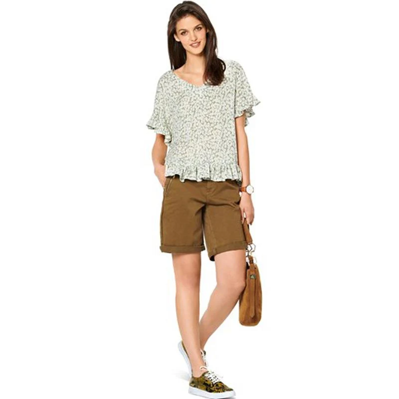 Burda Pattern 6204 Misses' Pull-On Tops (34-44) - Image 3