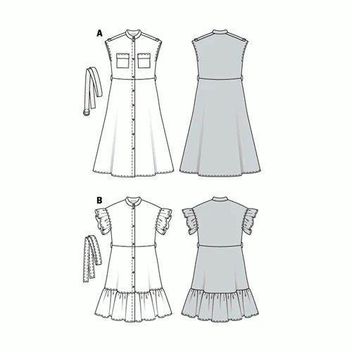 Burda Pattern X06240 Misses' Dresses (8-18) - Image 5