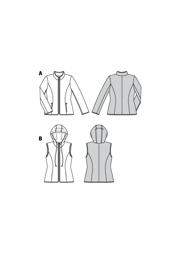 Burda Pattern 6337 Misses' quilted jacket - Image 6