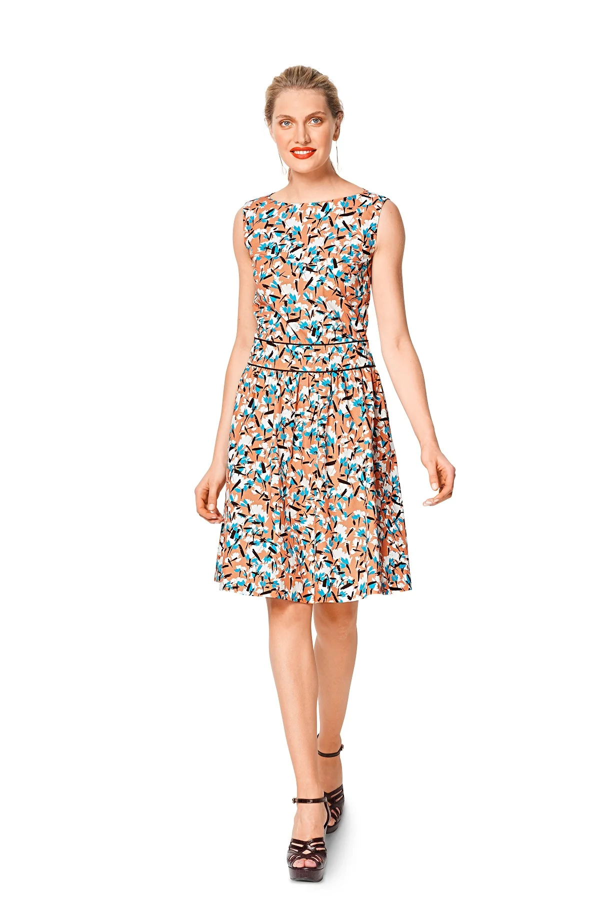 Burda Pattern 6339 Misses' dress with waistband - Image 2