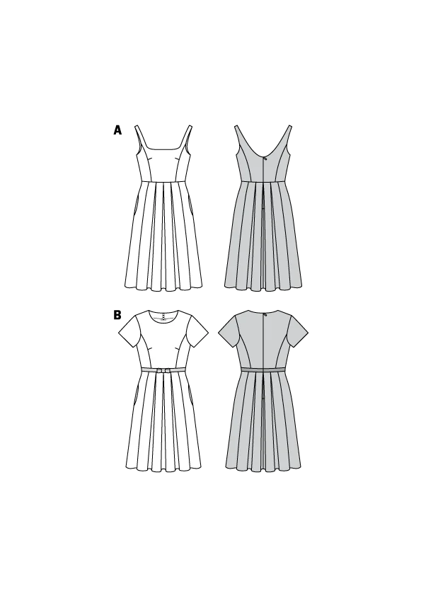 Burda Pattern 6343 Misses' pinafore dress - Image 7