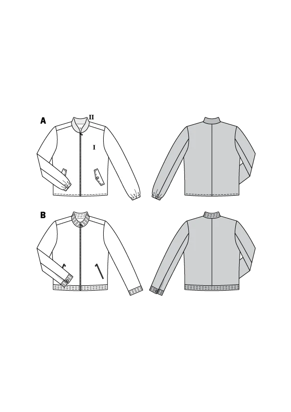 Burda Pattern 6351 Men's jacket - Image 5