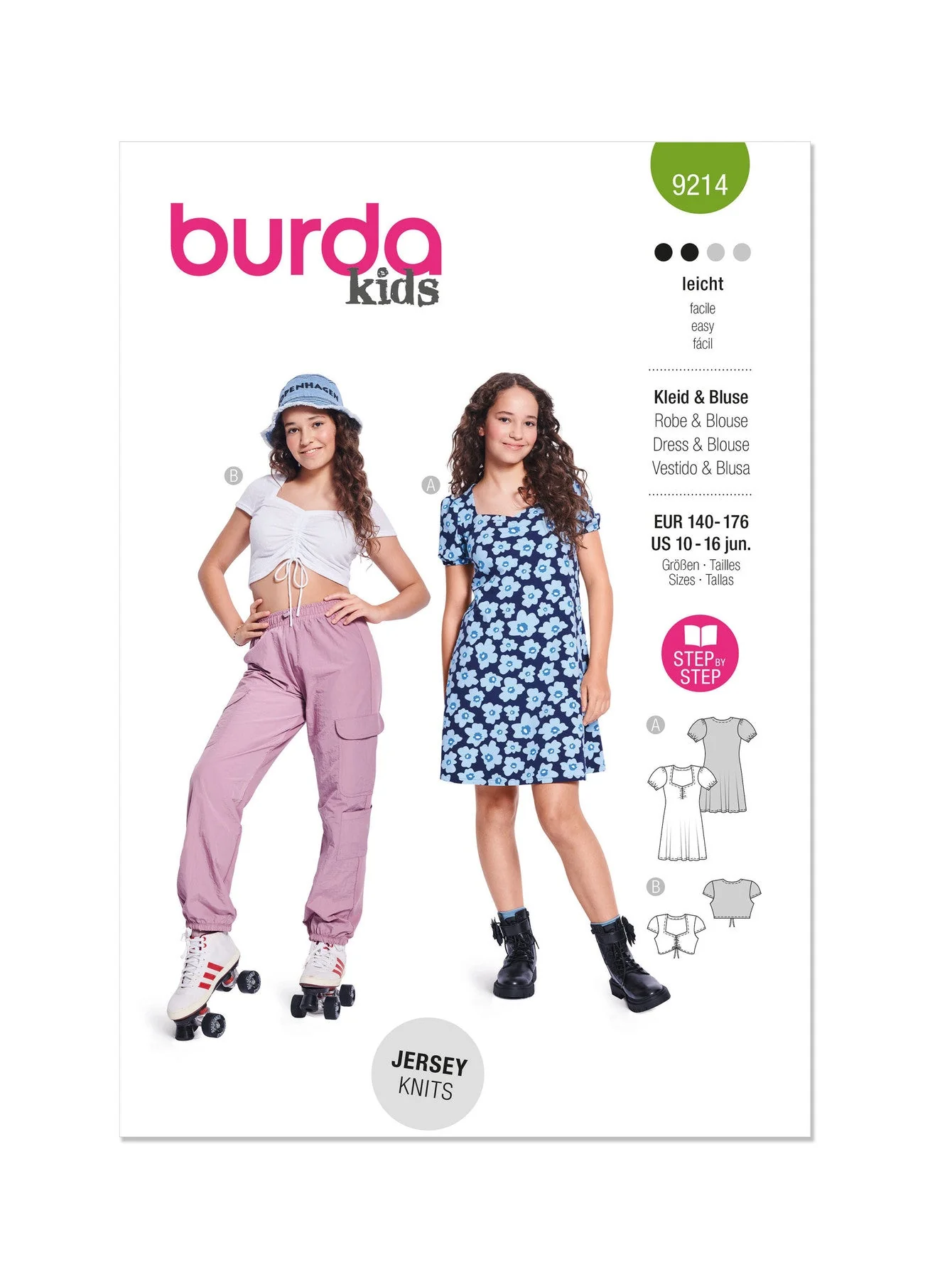 Burda Pattern 9214 Child's Dress & Shirt
