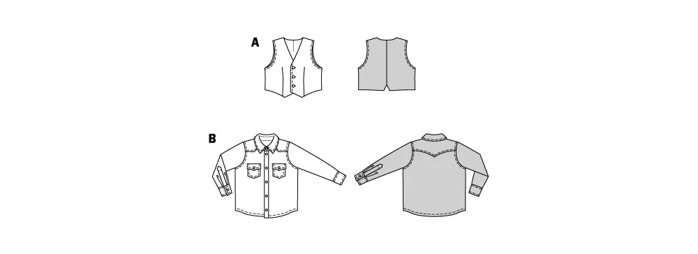 Burda Pattern 9248 Child Top/Vest - Image 12