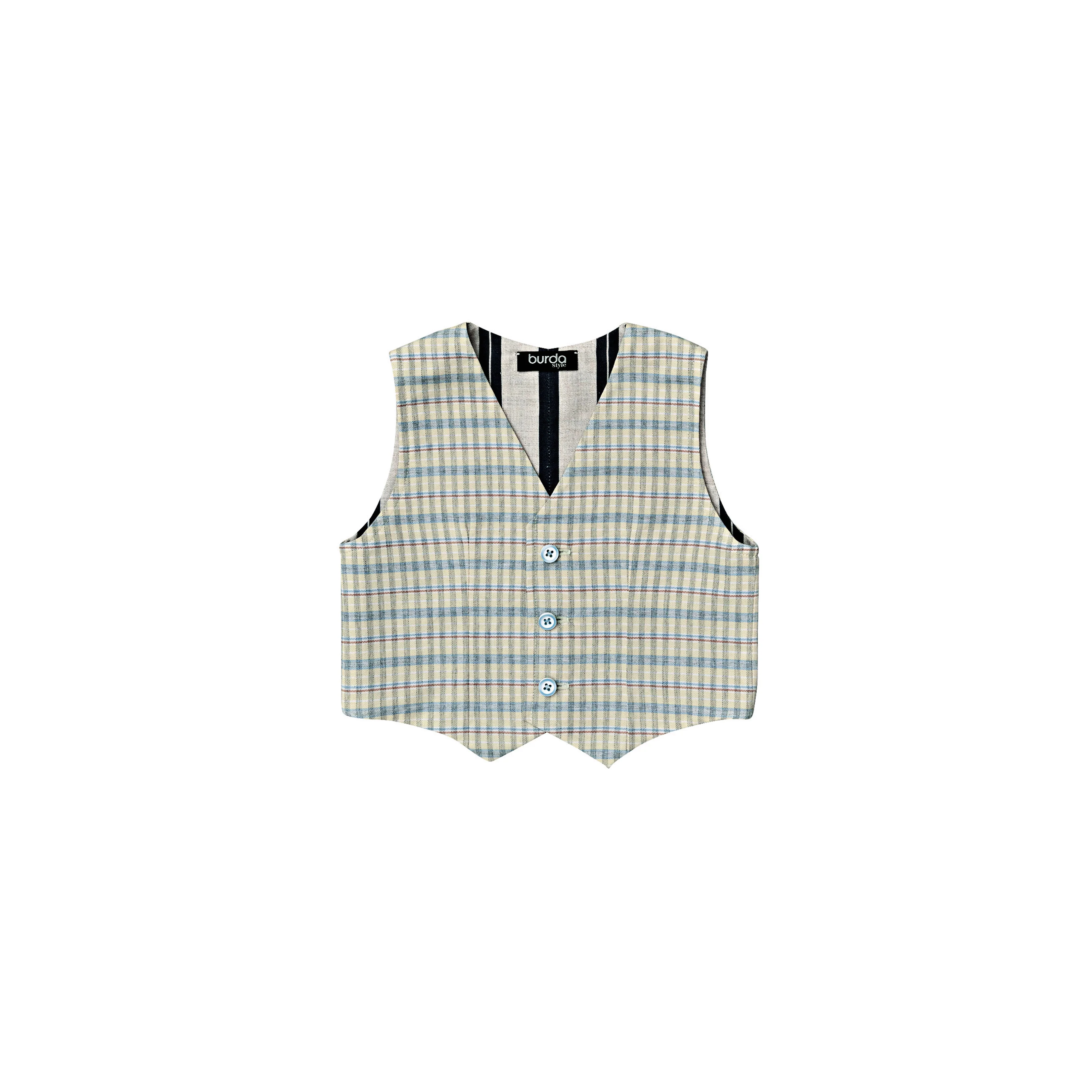 Burda Pattern 9248 Child Top/Vest - Image 9