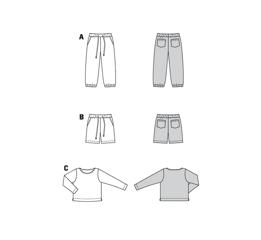 Burda Pattern 9261 Child Sportswear - Image 7