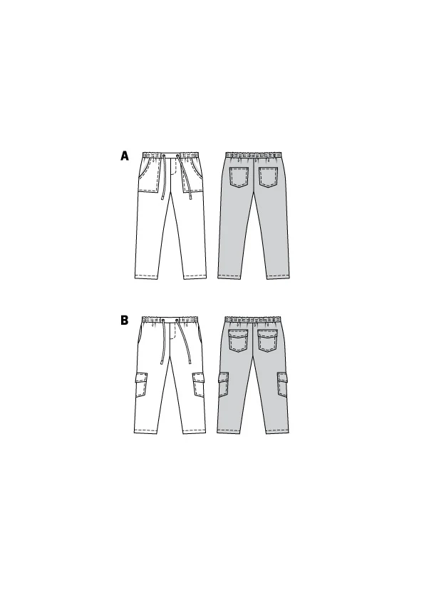 Burda X09271 Child Skirt/Pants - Image 5