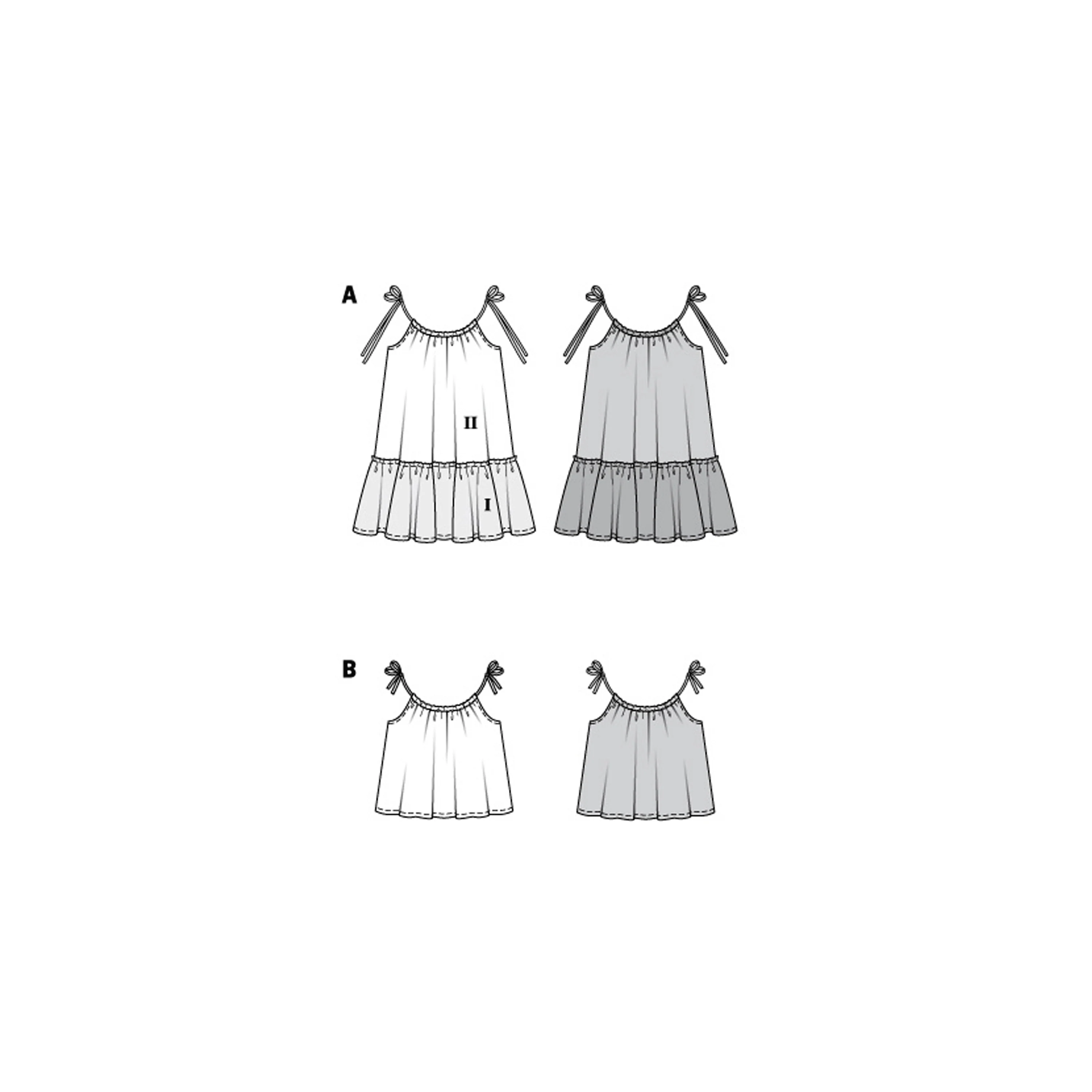 Burda Pattern 9280 Children's Top and Dress - Image 2
