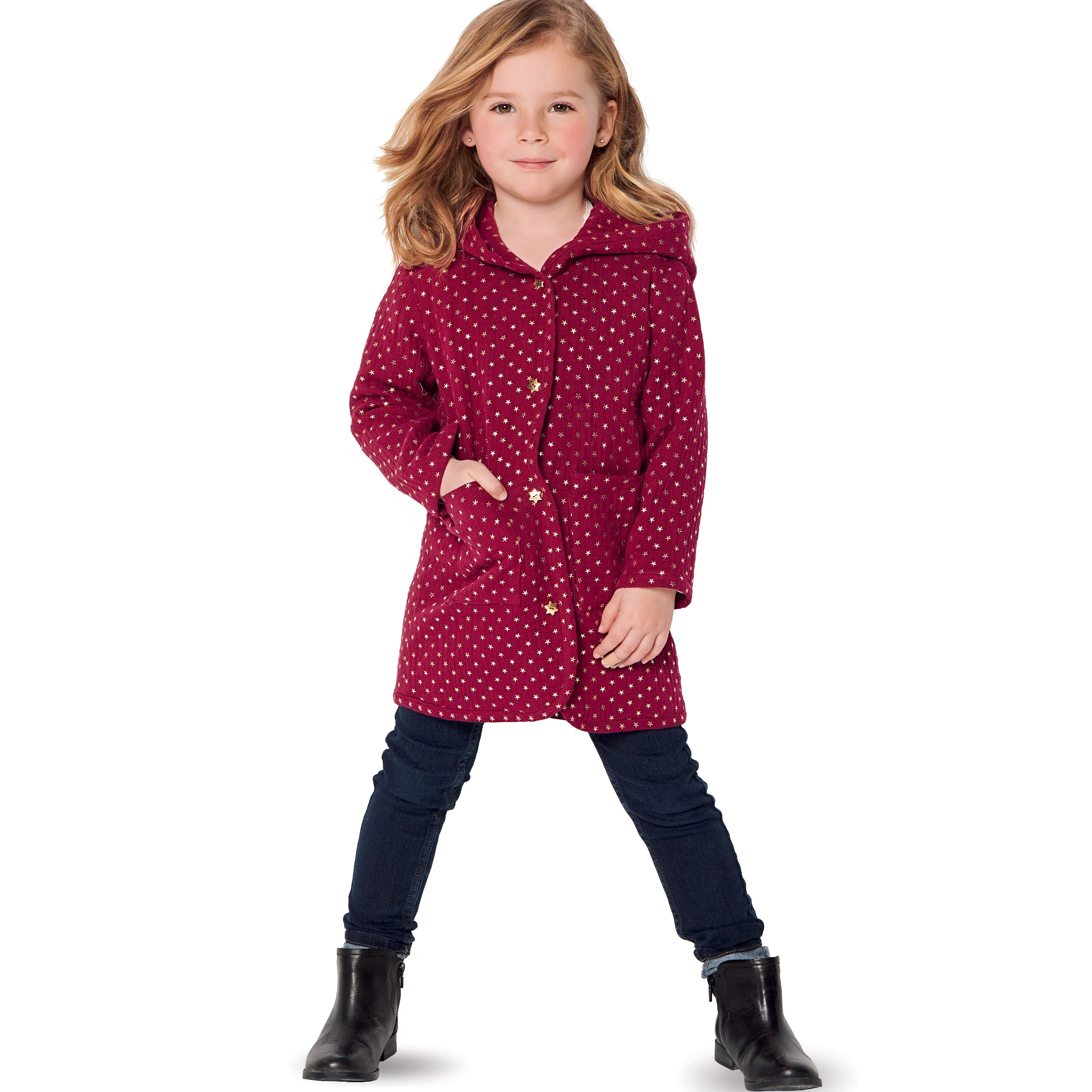 Burda Pattern 9289 Children's Coat β Jacket β Hood - Image 5
