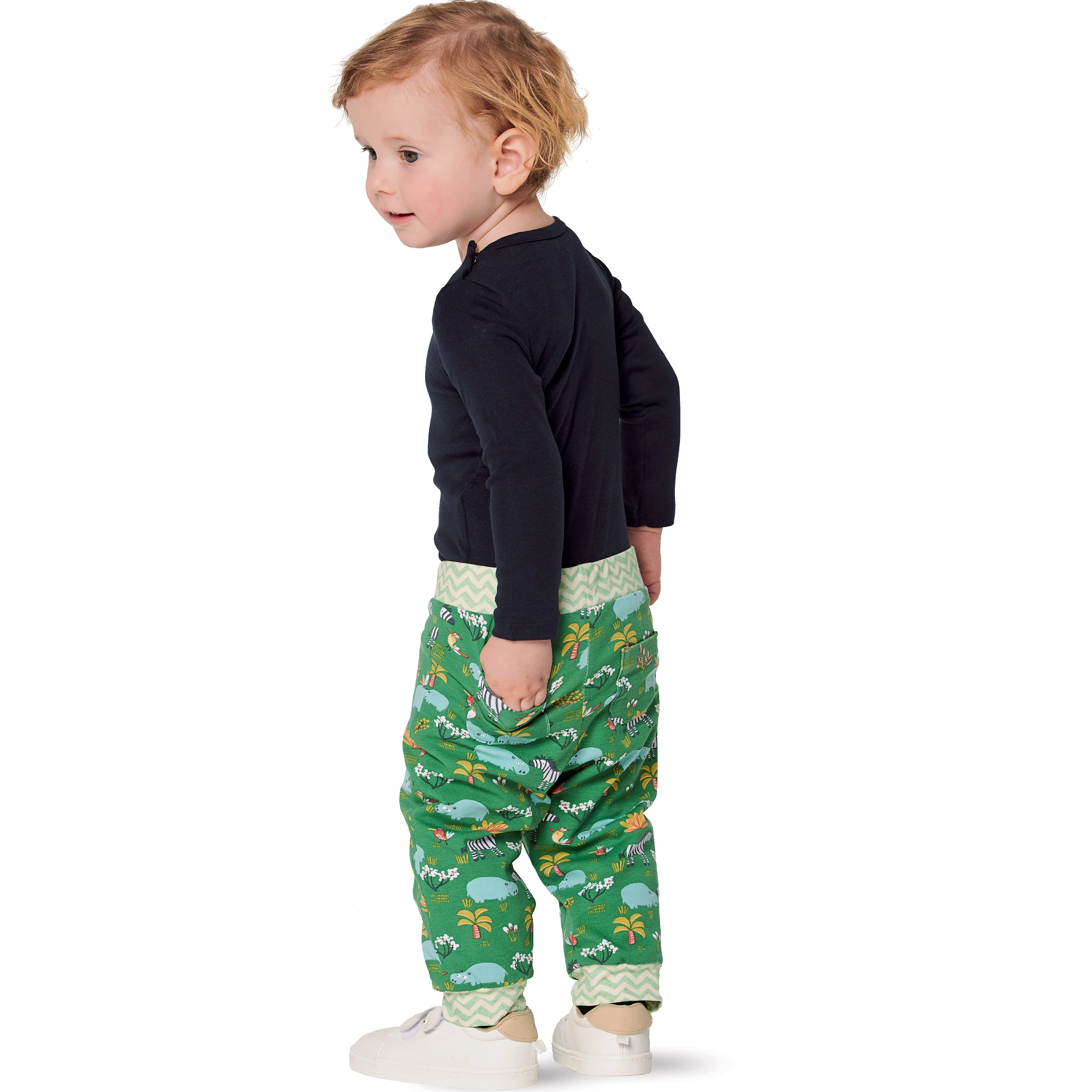 Burda Pattern 9293 Babies' Jacket – Trousers or pants – Reversible - Image 6