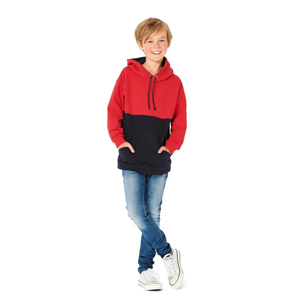 Burda Pattern Children's Sweatshirt & Hoodie Tops 9301 (7-14) - Image 2
