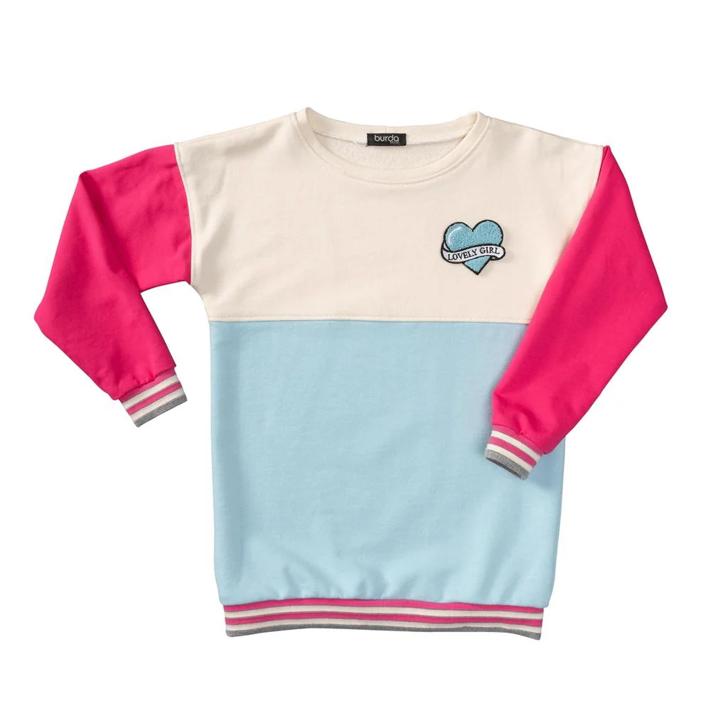 Burda Pattern Children's Sweatshirt & Hoodie Tops 9301 (7-14) - Image 7