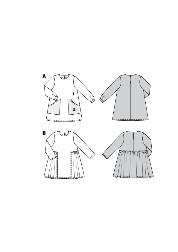 Burda Pattern 9310 Child Dress - Image 7