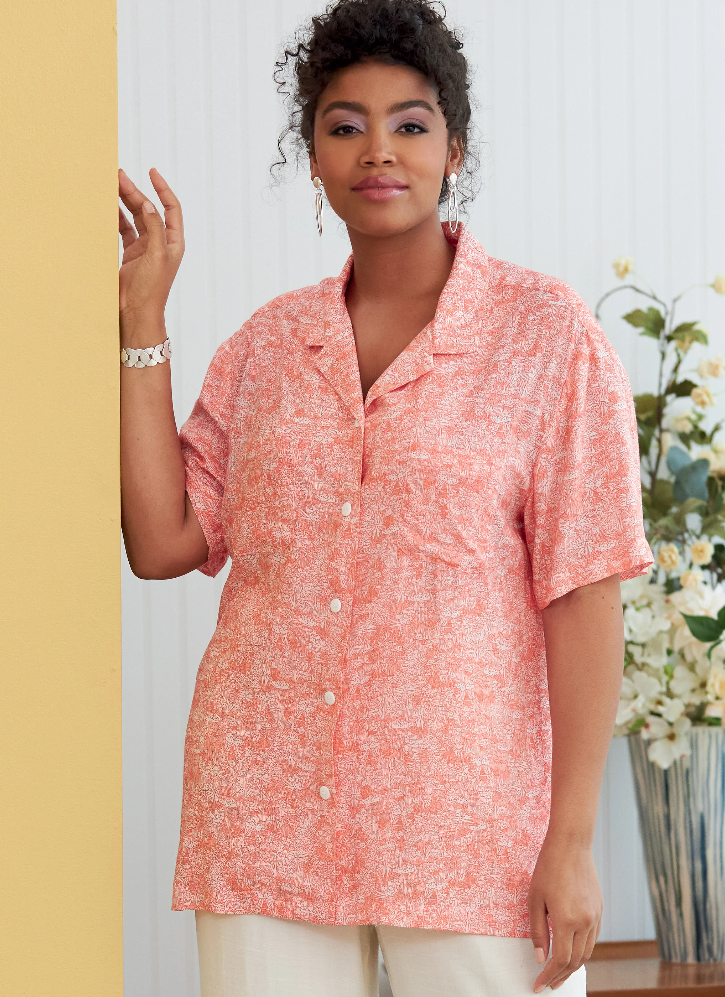 Butterick Pattern B6846 Unisex Button-Down Shirts - Image 3