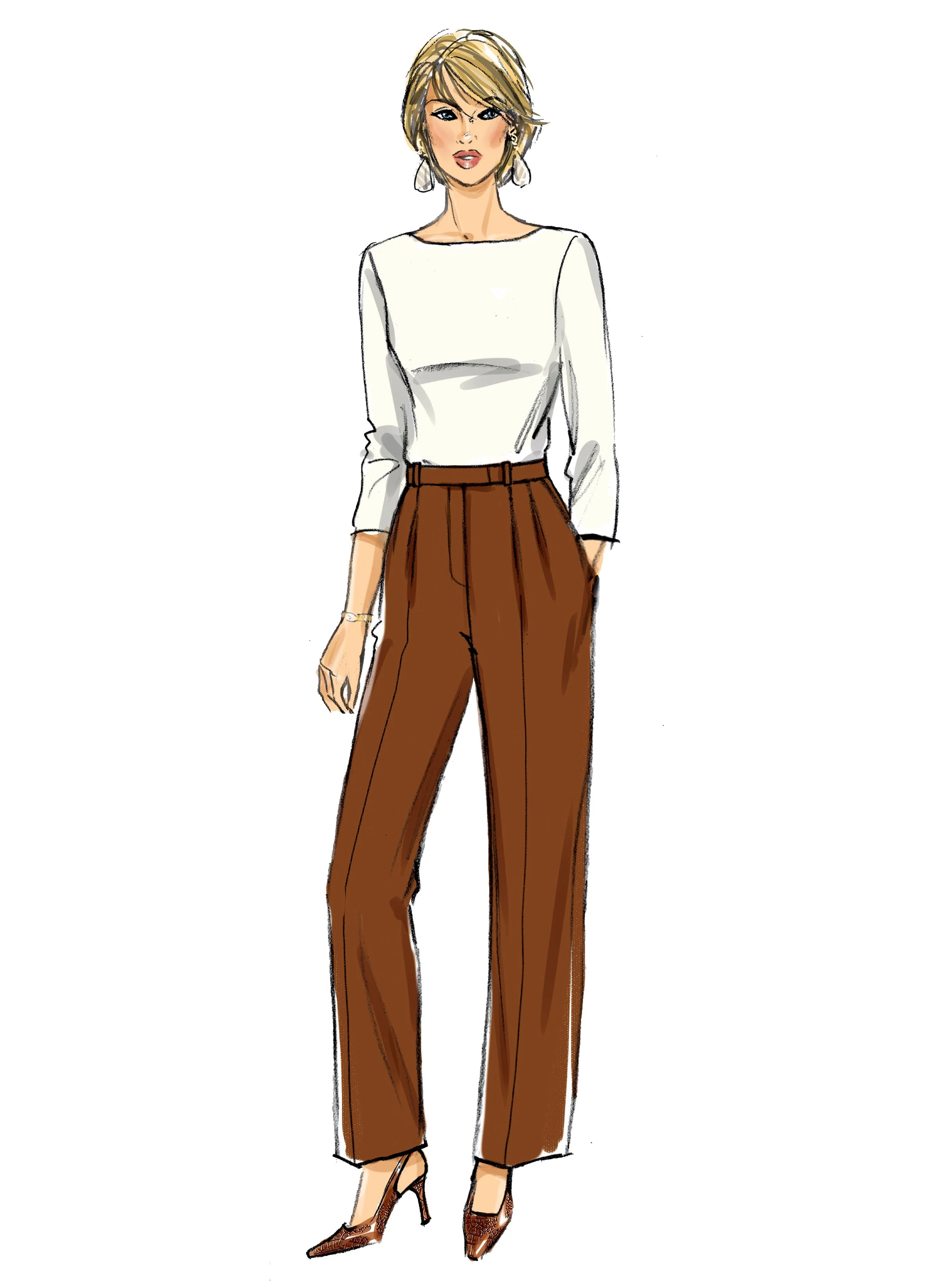 Butterick Pattern B6878 Misses' Pants and Shorts - Image 3