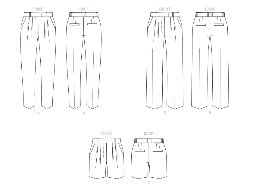 Butterick Pattern B6878 Misses' Pants and Shorts - Image 7