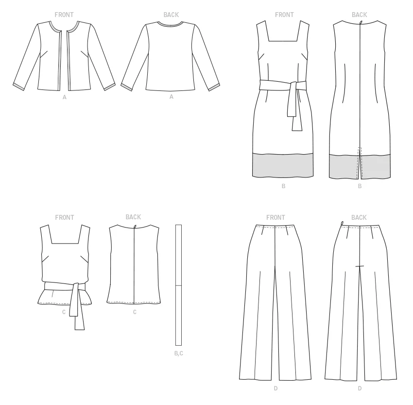 Butterick Pattern B6882 Miss/Petite Sportswear - Image 13