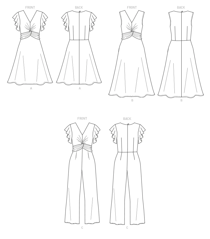 Butterick Pattern B6893 Misses' Dress and Jumpsuit - Image 7