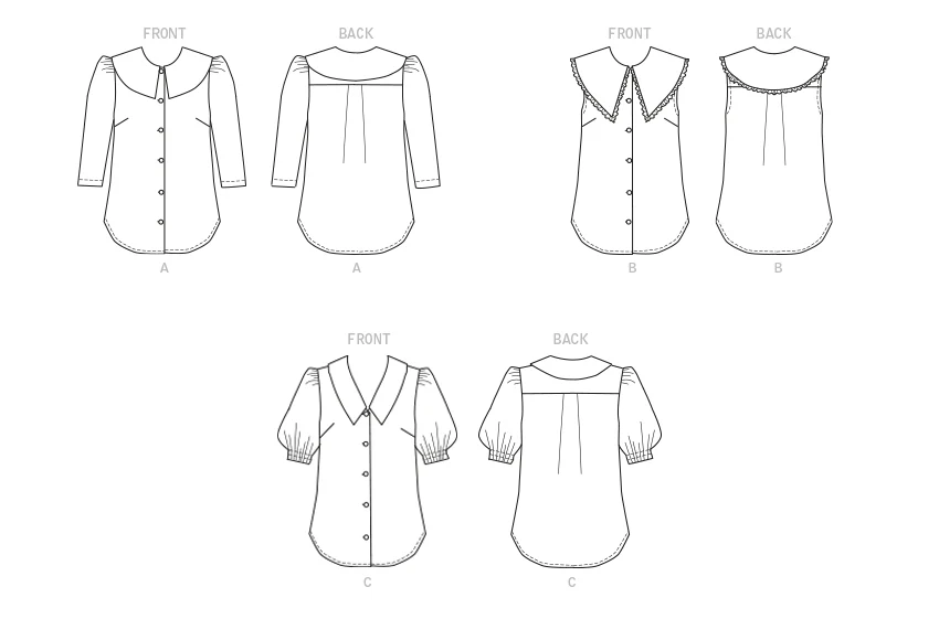 Butterick Pattern B6896 Women's Top - Image 8