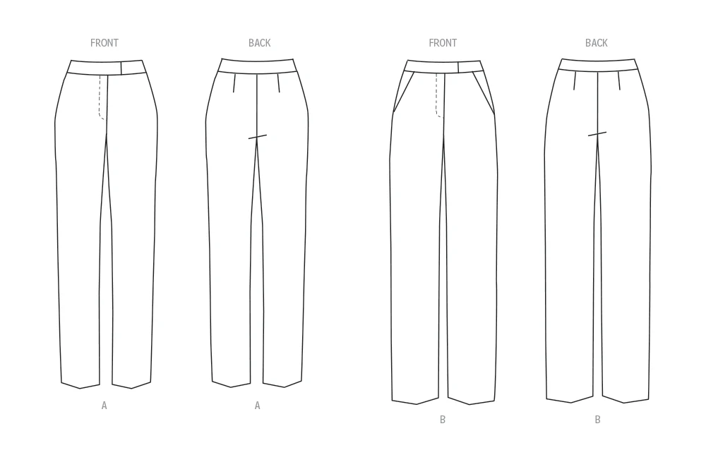 Butterick B6910 Miss Contour Band Pants - Image 5
