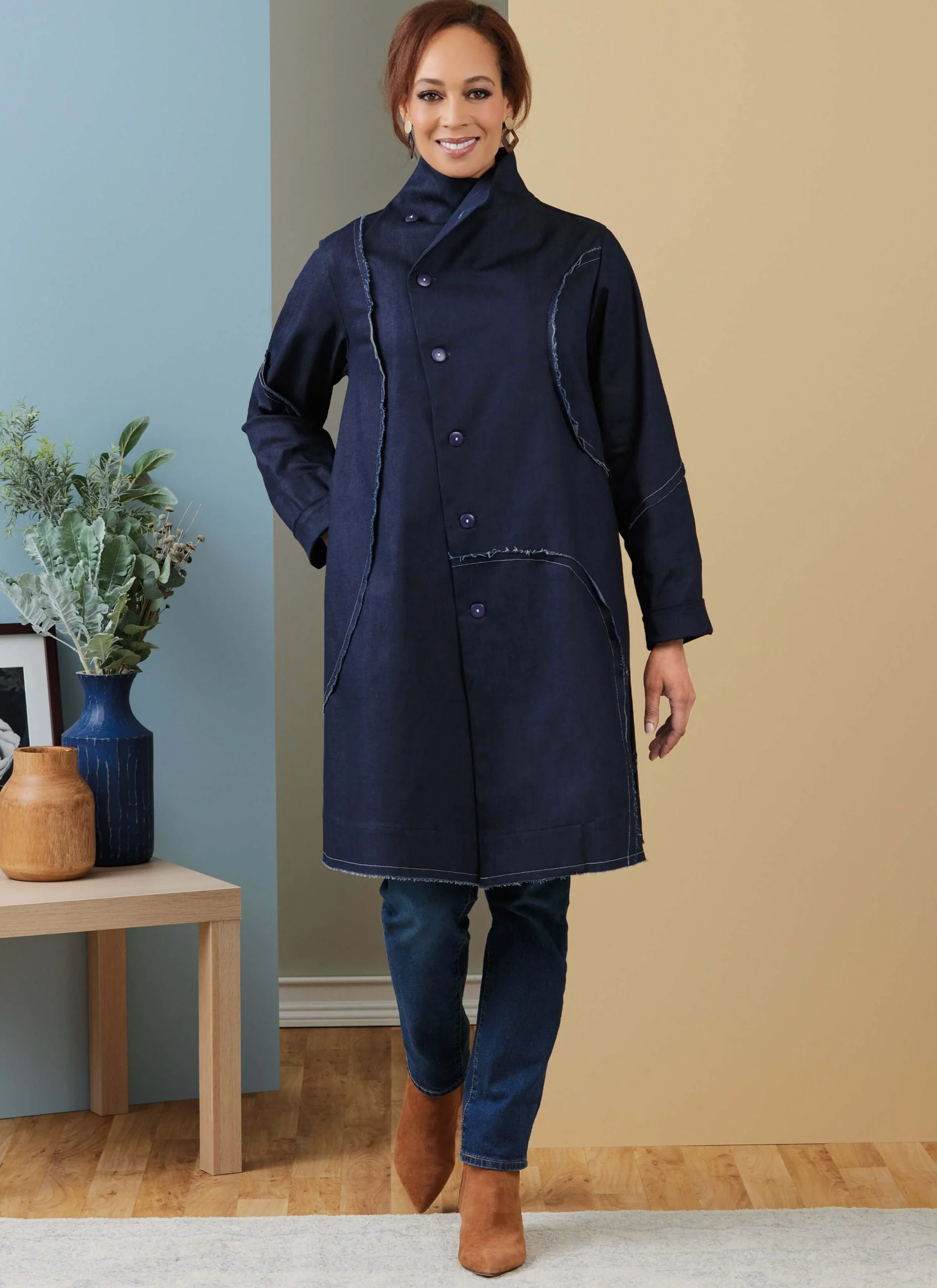 Butterick Sewing Pattern B6919 Misses’ Coat - Image 2