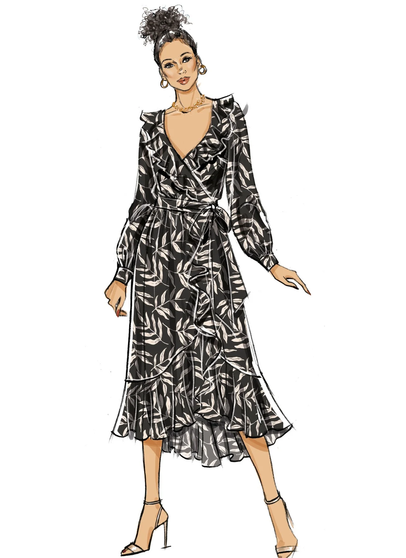 Butterick Pattern B6926 Misses' Dress and Sash - Image 2