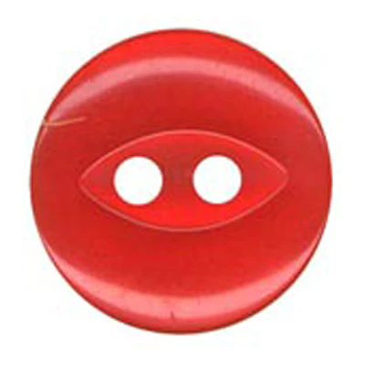 Sullivans Plastic Button, Red- 22 mm