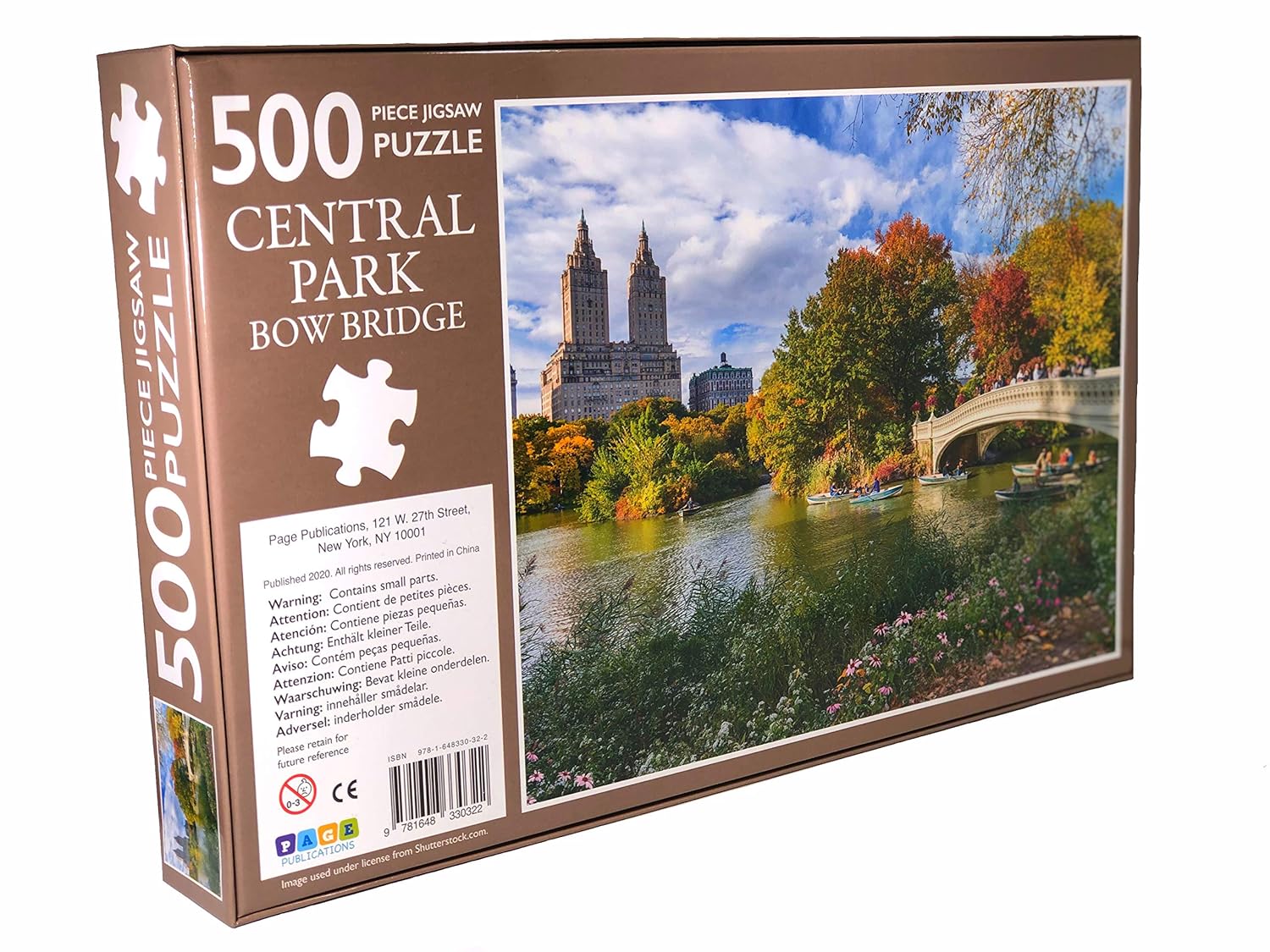 Central Parkbow Bridge Jigsaw Puzzle, 500-Piece - Image 3