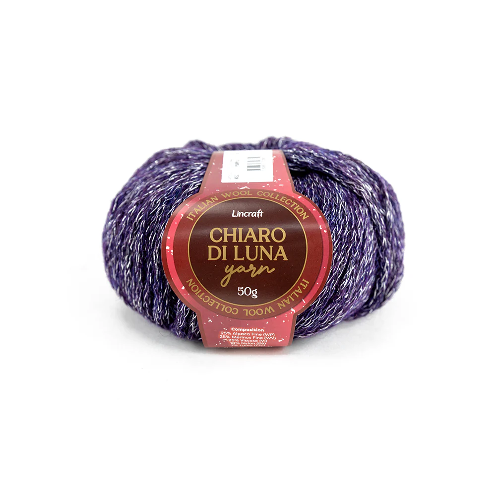 Chiaro Di Luna Crochet & Knitting Yarn, 50g Wool Blend Yarn - Image 10