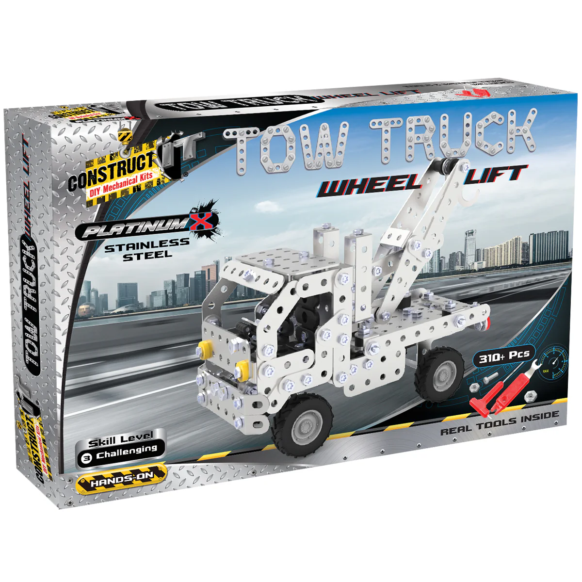 Construct It, Platinum Tow Truck Wheel Lift- 310pc - Image 3