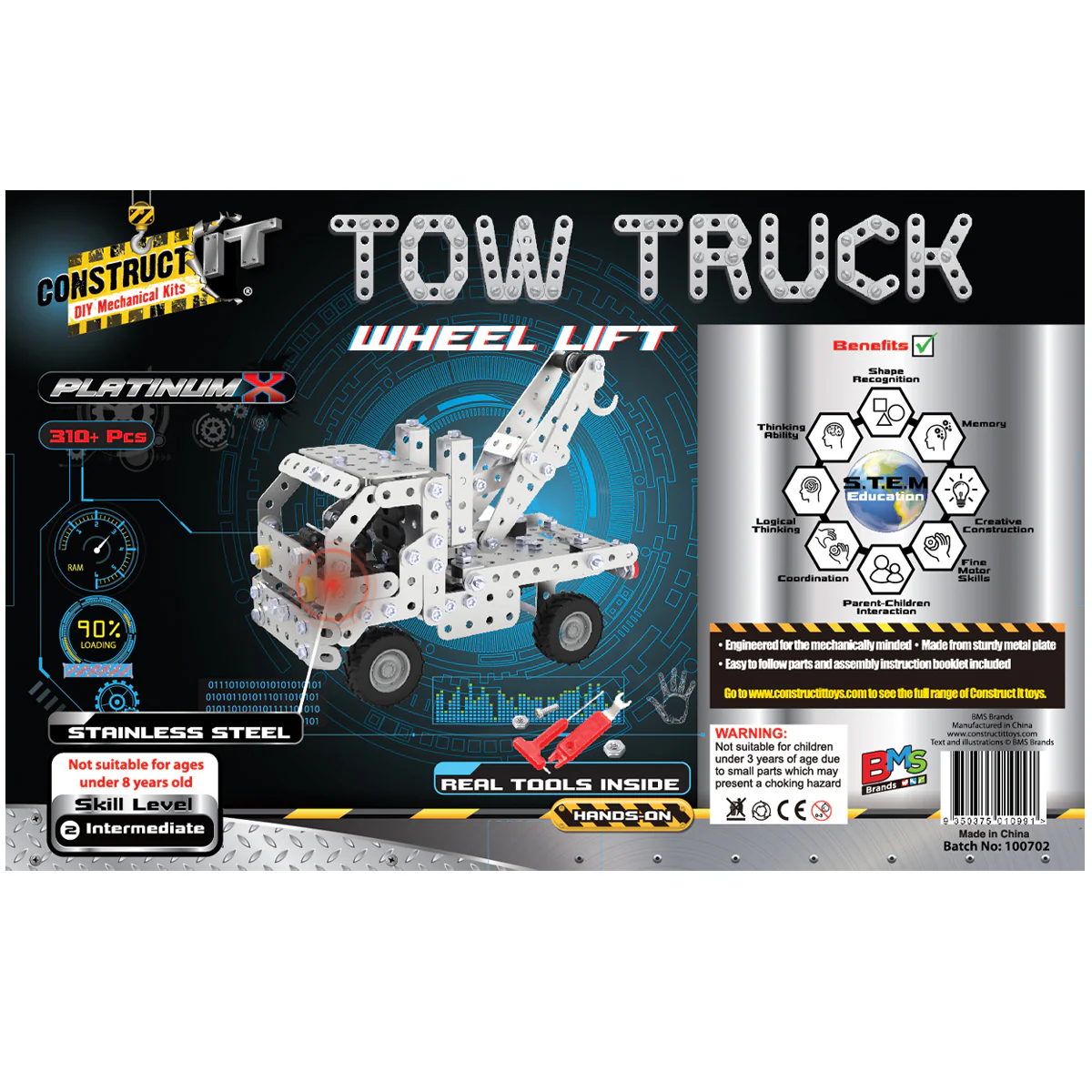 Construct It, Platinum Tow Truck Wheel Lift- 310pc - Image 4