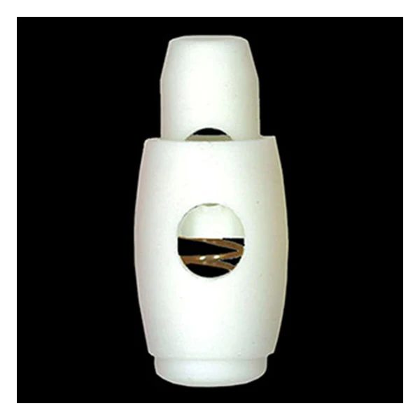 Sullivans Cord End, White- 32 mm