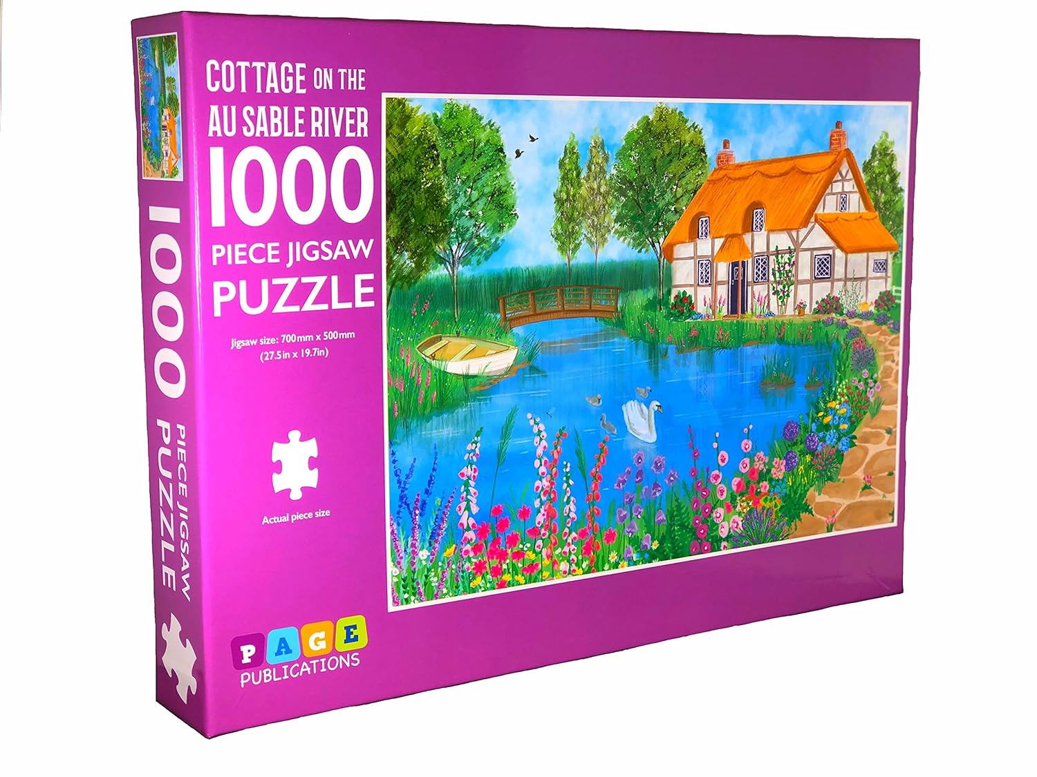 Cottage on the AU Sable River Jigsaw Puzzle, 1000-Piece