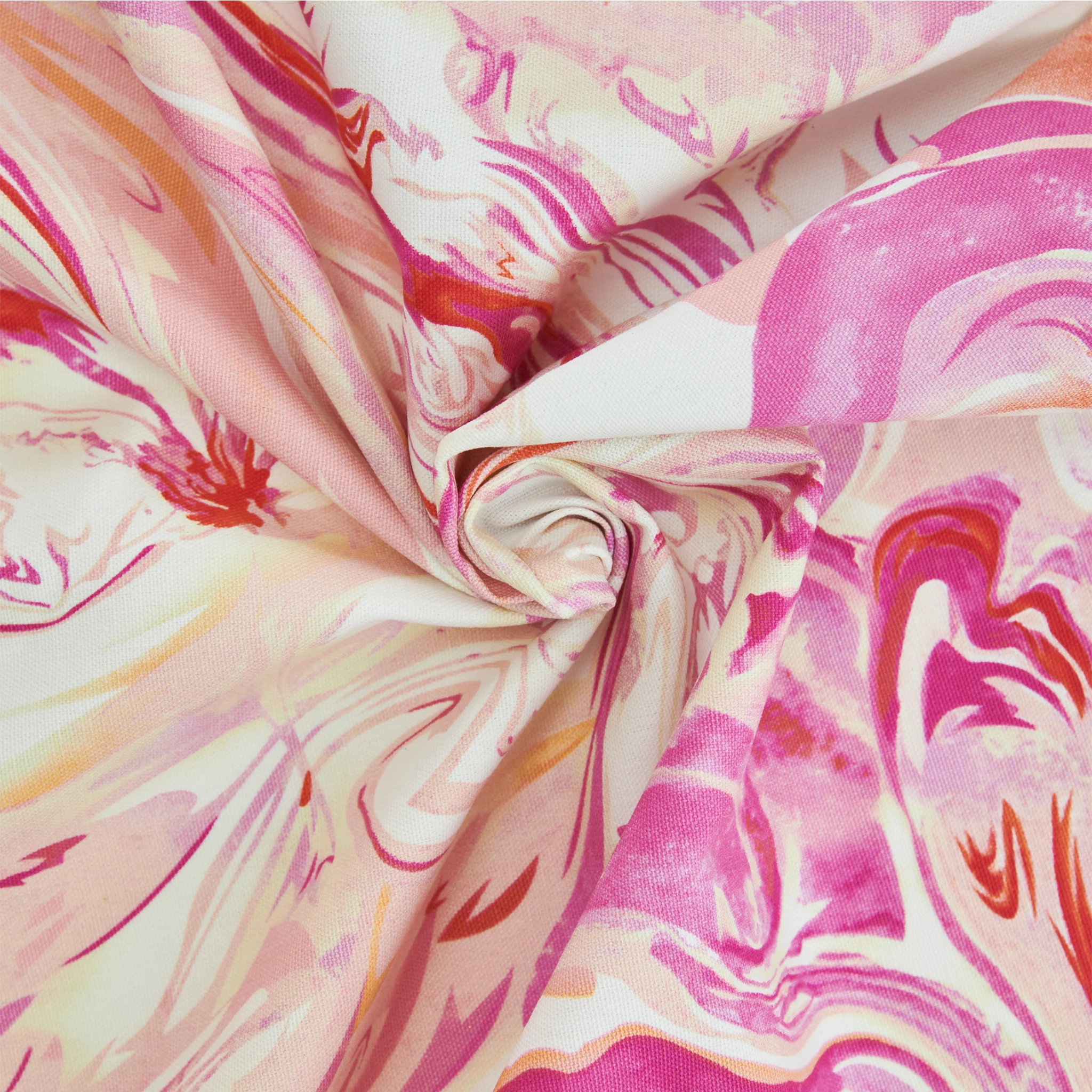 Cotton Duck Fabric, Pink Marble- Width 140cm - Image 3