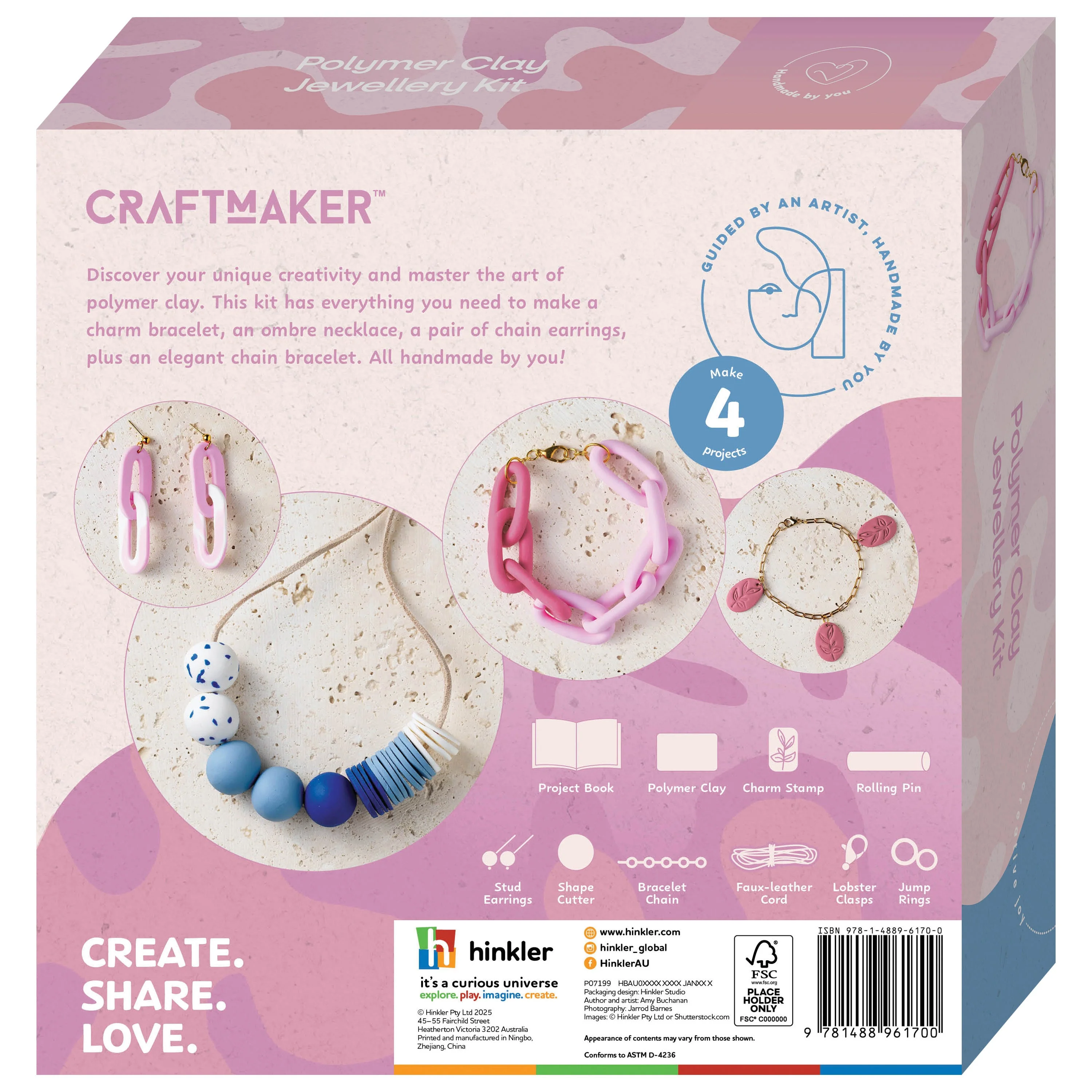 Craft Maker Polymer Clay Jewellery Kit (2025 ed) - Image 7