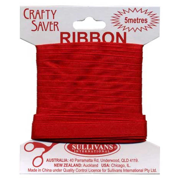 Crafty Saver Satin Ribbon, 10mm x 5m - Image 2